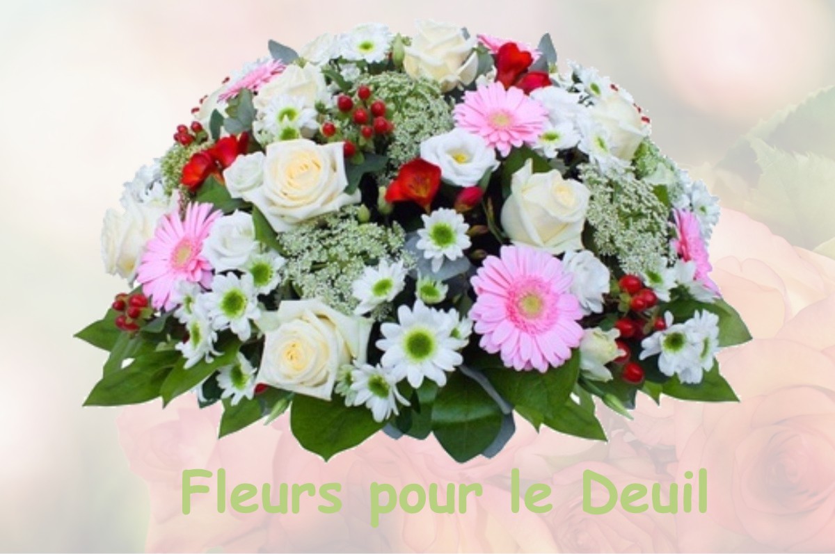 fleurs deuil TENCIN